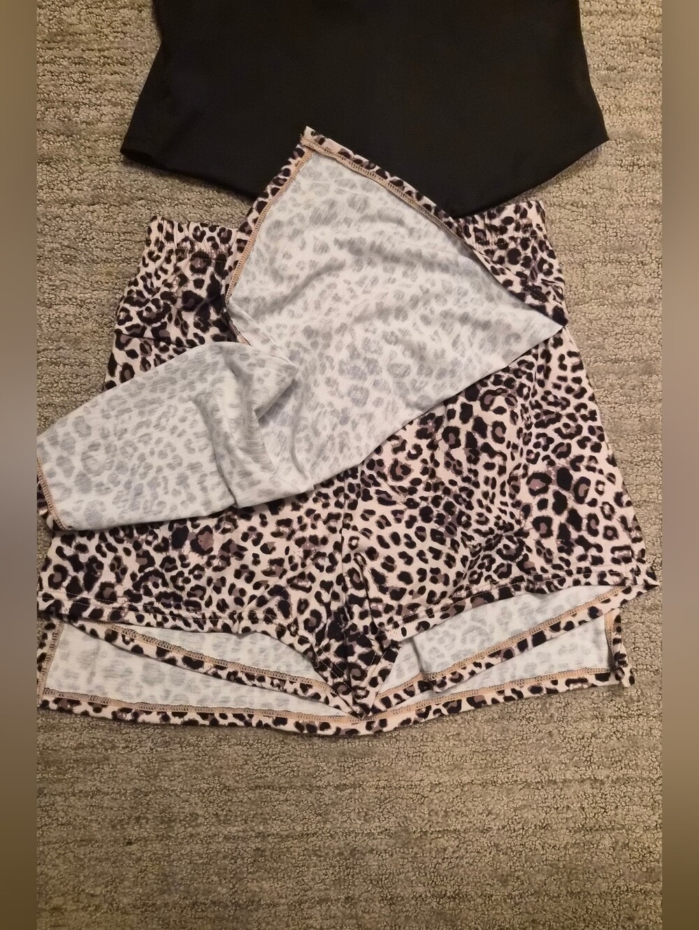 Leopard Print Mini Skort - Picture 3 of 3